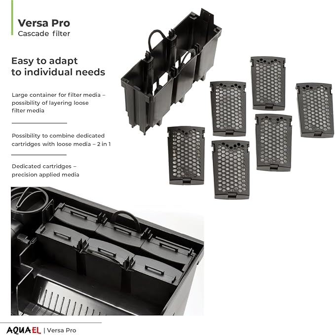 Aquael Versa Pro 40 Power Filter - Hang On Back Filter For Aquariums