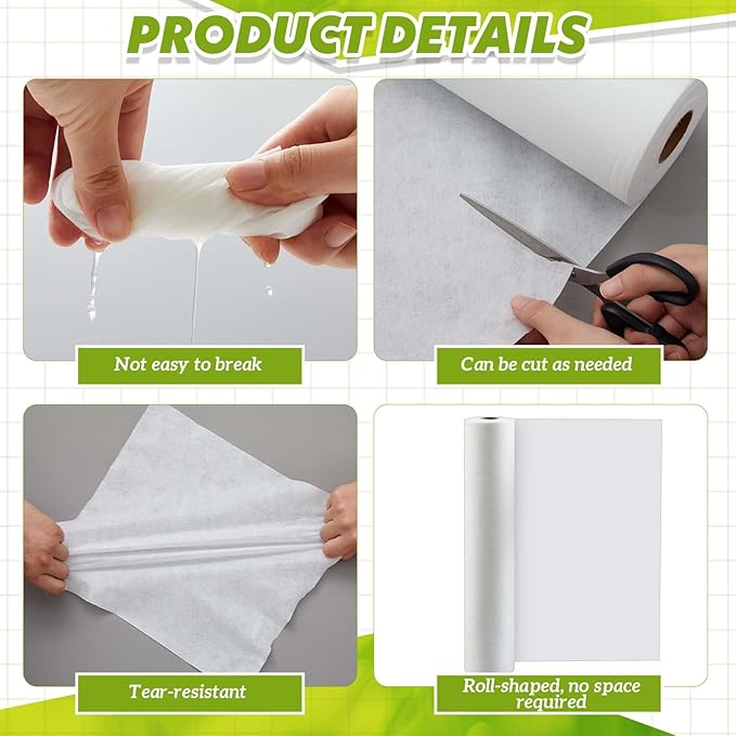 Drydiet 100 ft x 22 Inch Bird Cage Liner Disposable Cages Cushion Pad Mat Precut Absorbent Bird Cage Paper Large Parakeet Cage Liners Accessories for Pet Animal Bird Parrot (White)