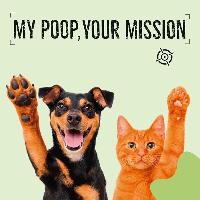 Certified Compostable Dog Poop Bags – ASTM D6400 Plant-Based Cornstarch Biodegradable Pet Waste Bags, Extra Thick Leak-Proof, Fits Standard Dispensers (120)