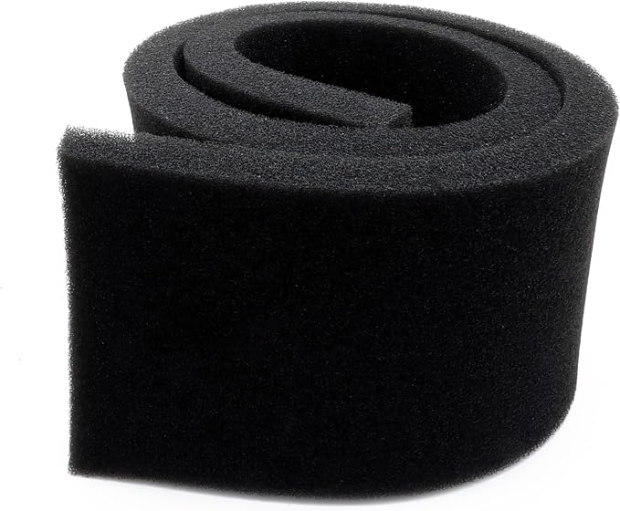Aquarium Filter Sponge Pad Cut-to-Size Foam, 39" x 4.72" x 0.78" - 60PPI | Bio Sponge Filter Media, For Fish Tank, Pond Filter