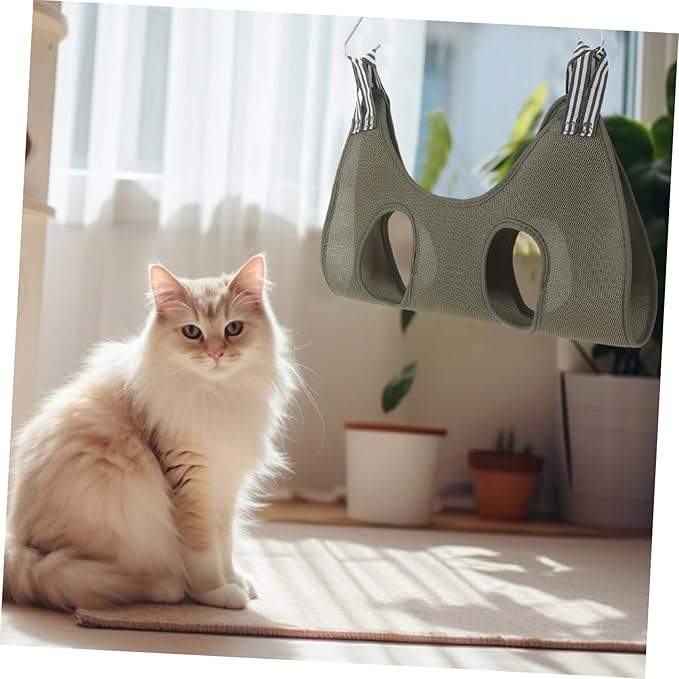 UPKOCH Pet Grooming Hammock for Cats Dogs Nail Trimming and Grooming Sling Space-Saving Multifunctional Design