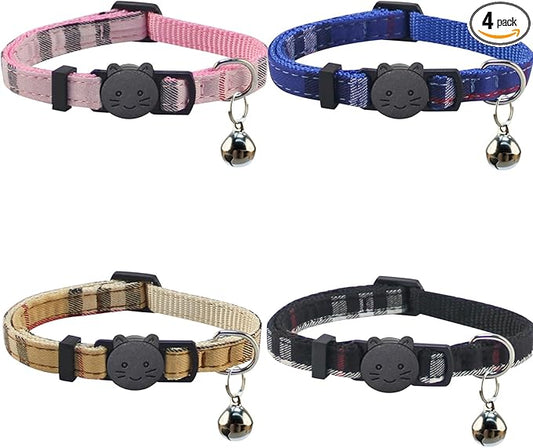 Yizepet Cat Collars with Bells, Breakaway Kitten Collar, Cute Kitty Collar, Pet Supplies Accessories