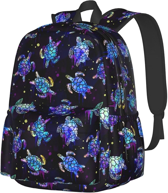 Sea Turtles Backpack for Women 16.9 inch Travel Casual Laptop Backpack Lightweight Waterproof Hiking Daypack
