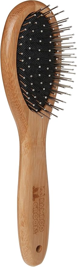 Bamboo Groom Oval Pin Brush w/Pins Small/Medium