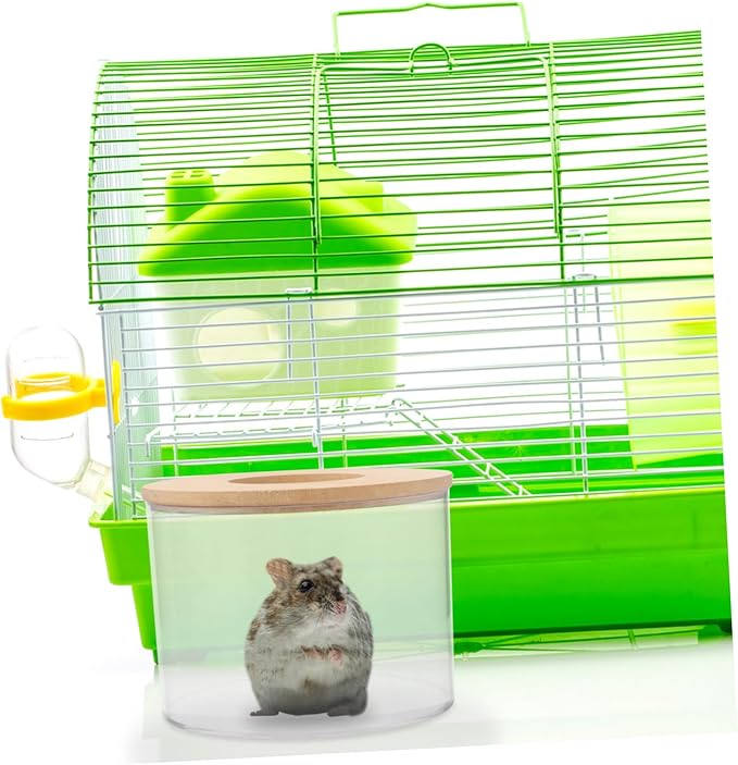 Hamster Bathing Sand Tub Gerbil Bath Case Chinchilla Dust Bath Pet Bathing Kit Easy Observe Design