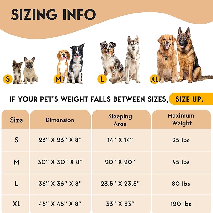 PetJett XL Dog Bed for Large Sized Dog - 45'' Extra Large Dog Bed, Washable Dog Bed - Anti-Slip Super Soft Round Donut Bed, Fluffy Faux Fur Anti-Anxiety Premium Comfort Pet Bed, Fits Dogs upto 120 lbs