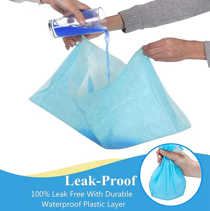Rabbit Pee Pads Disposable Cage Liners Absorbent Leak-Proof Diaper Mat Small Animal Toilet Potty Training for Squirrel Guinea Pig Ferret Hedgehog Hamster Chinchilla Puppy (100PC, Blue)