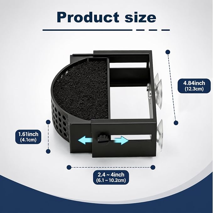 Aquarium Filter Baffle for Hang On Back Filter Flow Controller
