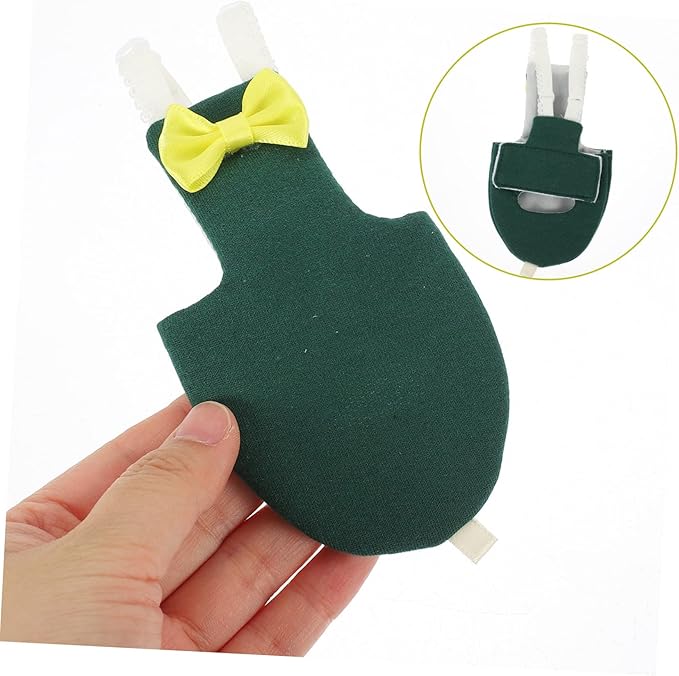 Balacoo Cockatiel Diaper Flight Suit Adjustable Bird Clothes with Protective Liner Comfortable Parrot Diaper for Small to Birds Bow Decor for Clean and Wear