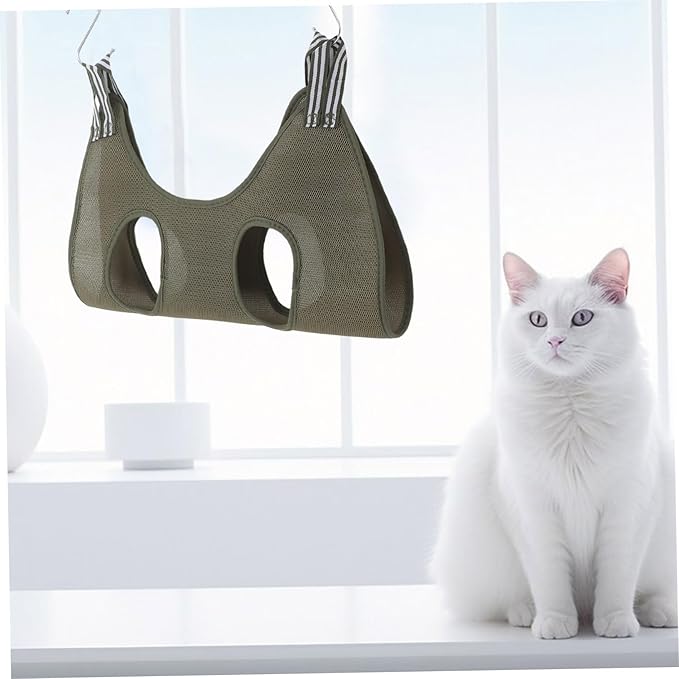 UPKOCH Pet Grooming Hammock for Cats Dogs Nail Trimming and Grooming Sling Space-Saving Multifunctional Design