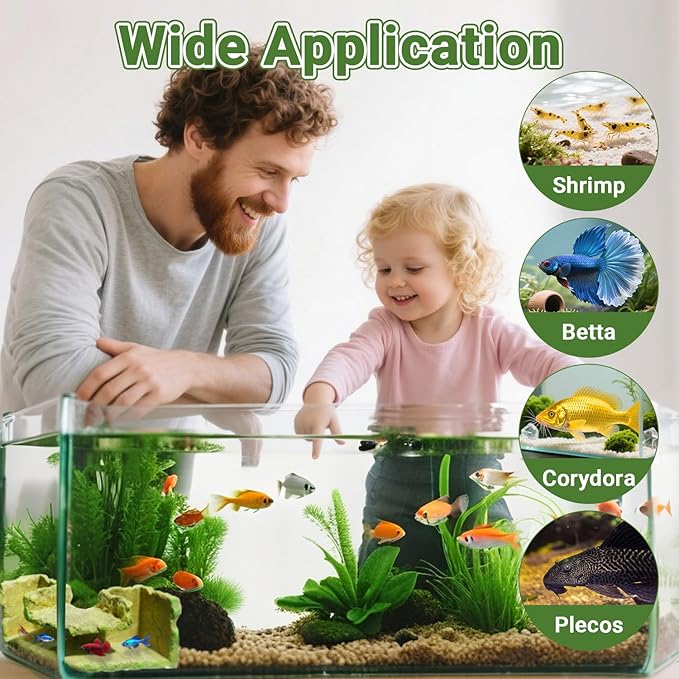 90° Corner Fish Cave Viewing Tunnels | Realistic Rock Formation Hideout for Shrimp, Plecos, Cichlids | BPA-Free Premium Resin, Safe for Aquarium (5.3”x5.3”x2.8”)