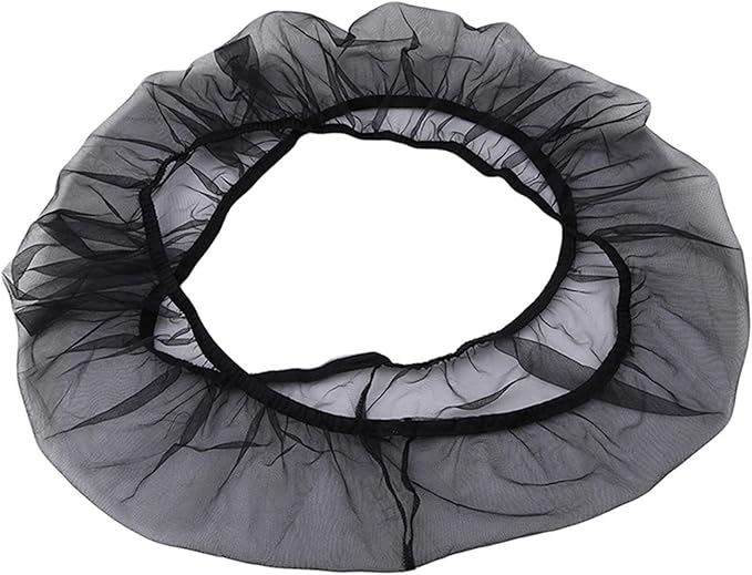 Sperrins Adjustable Bird Cage Cover,Seed Catcher Bird Cage Tidy Bird Cage Mesh Net Cover Skirt Guard for Parrot Parakeet Round Square Cages
