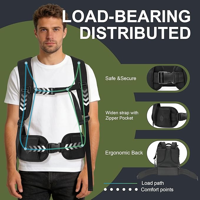 Dog Carrier Backpack for Medium Dogs up to 22 IBS, Dog Hiking Backpacks with Multi Compartment Storage & Adjustable Straps, Waterproof Pet Backpack for Climbing Cycling