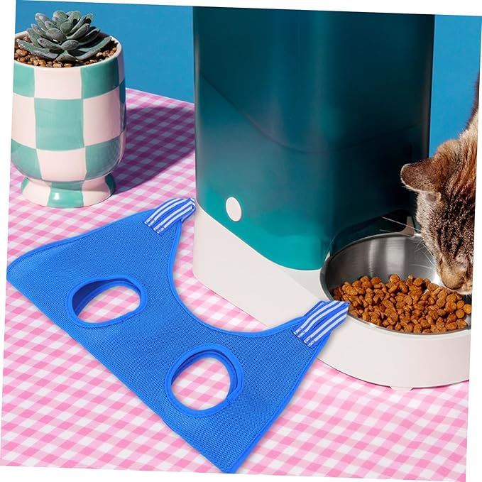 Hemoton Pet Grooming Hammock for Cats and Dogs Space-Saving Design for Nail Clipping Strap for Comfortable Fit Wall Door Mount