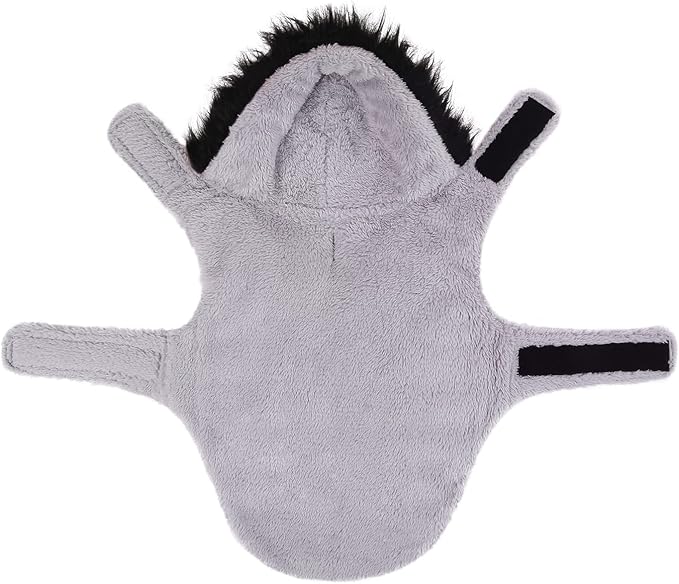 HDE Dog Puffer Jacket Fleece Lined Warm Dog Parka Winter Coat with Harness Hole Buffalo Plaid - XL