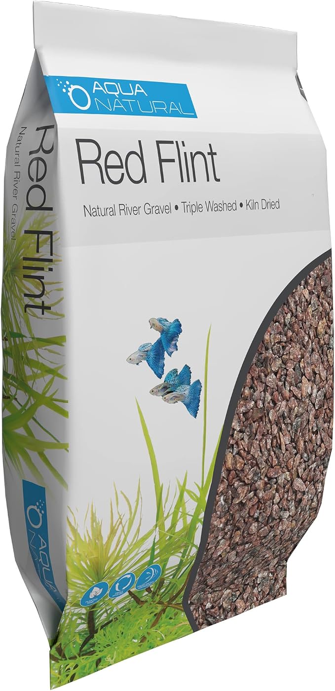 Aqua Natural Aquarium Substrate, Red Flint Gravel, 20lb | Aquascaping, Aquariums, Vivariums, Terrariums