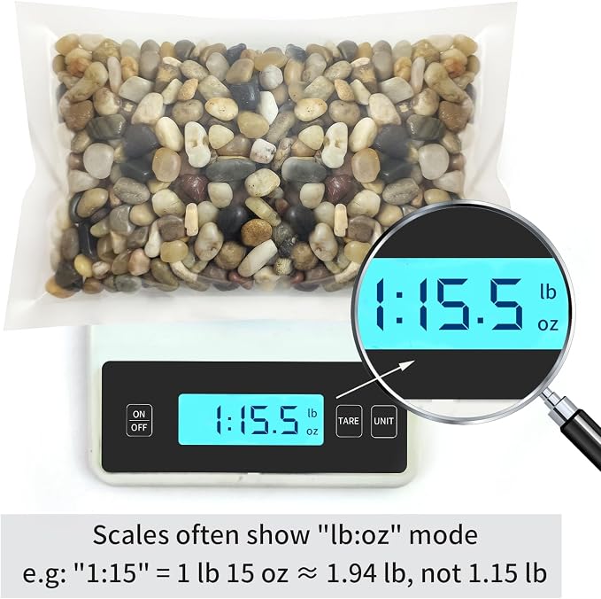 FANTIAN Pebbles for Plants, 2 lbs Pea Gravel for Fish Tank, 1/4 Inch | Polished Fish Tank Rocks, Decorative River Rocks for Succulent, Cactus, Aquarium, Vase, Outdoor Garden Landscaping