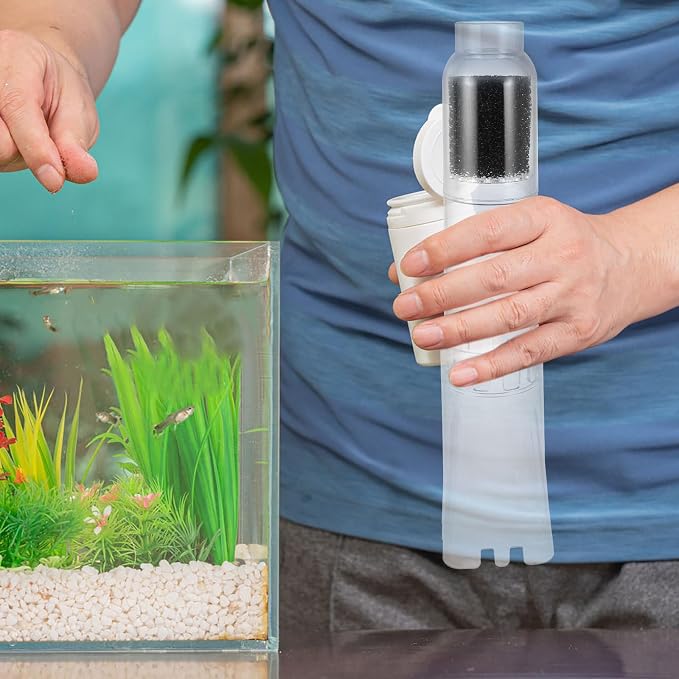 INOOMP Aquarium Sand Cleaner Tube Head Replacement Nozzle for Fish Tank Substrate Vacuum, Acrylic and Sponge Gravel Siphon Attachment for Efficient Tank Bottom Cleaning and Weekly