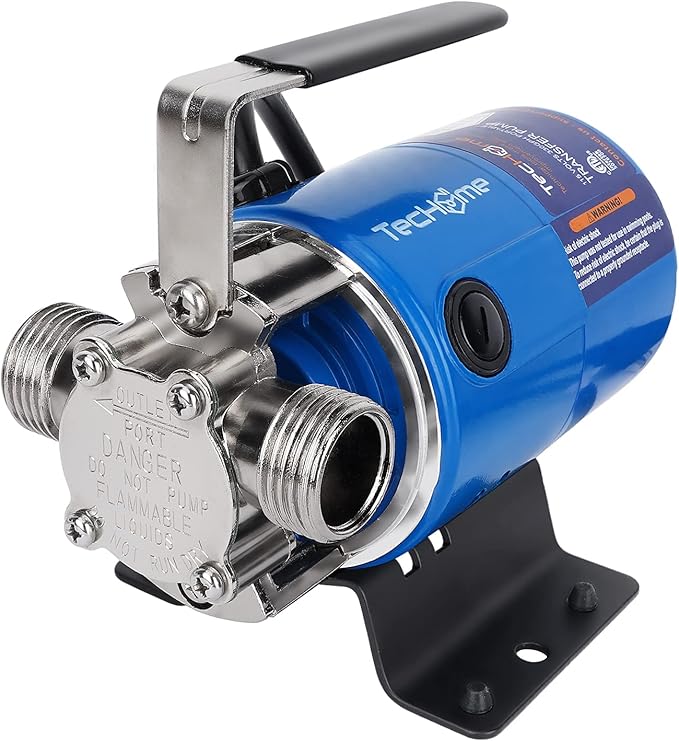 TecHome Water Pump Water Transfer Pump, 115V Electric Garden Hose Pump. | 1/10HP 330GPH , with Suction Hose Kit.