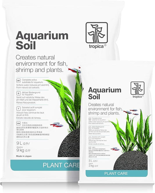 Tropica Plant Care Freshwater Planted Aquarium Soil 9 Liter Bag