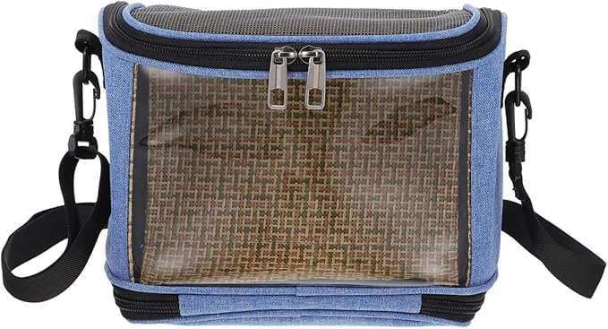 Mipcase 1pcs Transparent Parrot Carrier Bag Outdoor Pet Birds Storage Pouch Breathable Cross Body Tote Comfortable for Travel Versatile Handbag Shoulder Bag Options