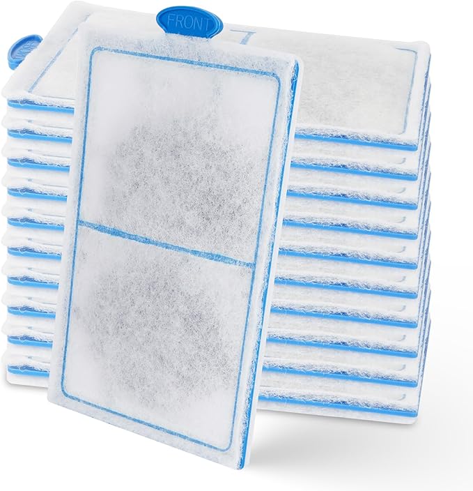 hygger 10 Pack Replacement Aquarium Carbon Filter Cartridges Hang On Back Filter HG149 HG099-S