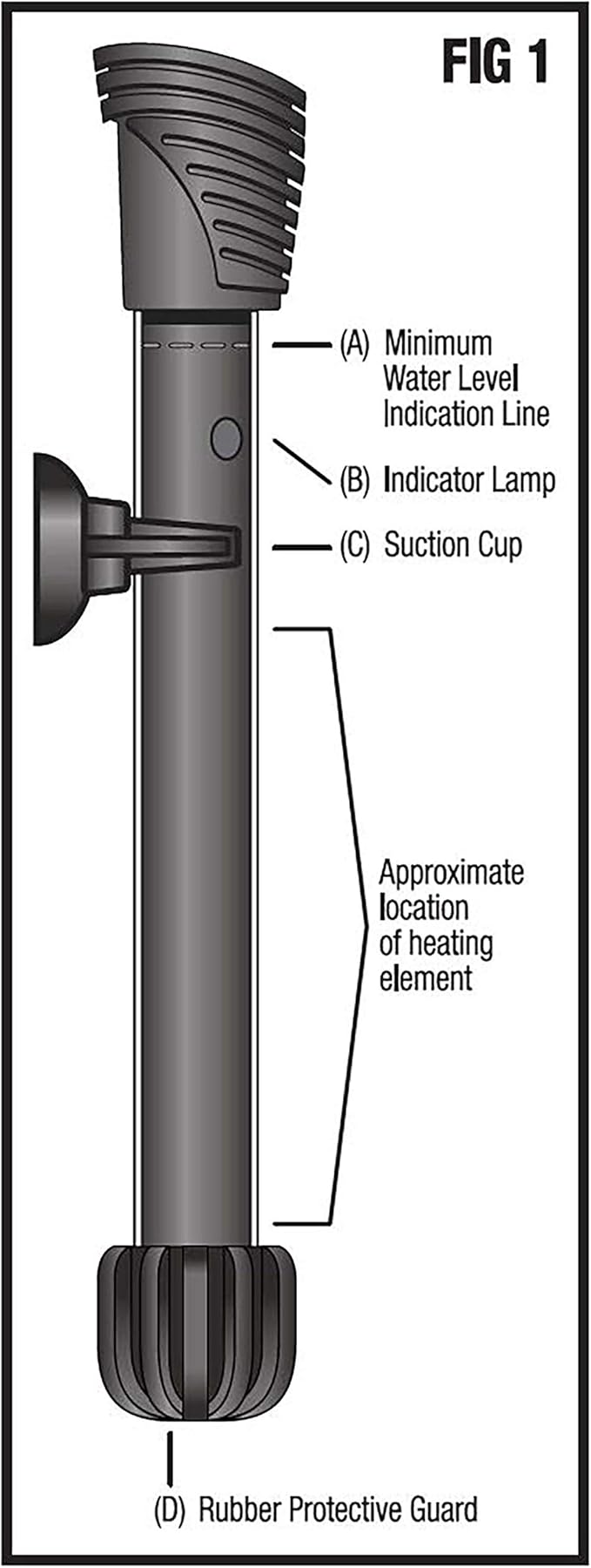 Aqueon Aquarium Fish Tank Preset Heater For Up To 40 Gallons, 100 Watts
