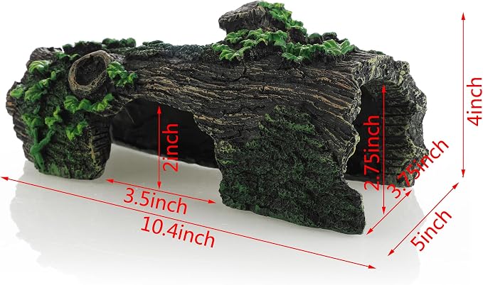 Reptile Terrarium Hideout Decor,Bearded Dragon Tank | Hide for Snake, Amphibians, Small Animals,Ball Python