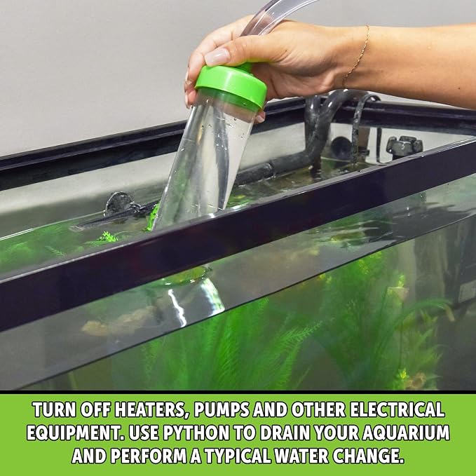 Python No Spill Clean and Fill Aquarium Maintenance System, Gravel Cleaner and Water Changer, 50 Foot | Gravel Cleaner and Water Changer