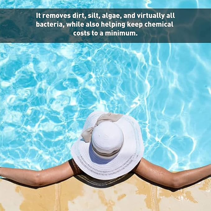 U.S. Silica Mystic White II Swimming Pool Filter Sand, 50 lb Bag | Silica Sand for Above Ground & Inground Pool Filter Pumps, Swimming Pool System Cleaning & Maintenance Supplies