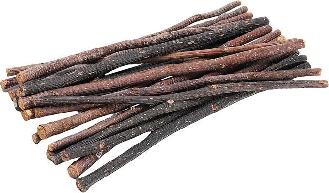 Apples Sticks,20pcs Hamster Chew Toys,Hamster Toys,Small Animals Molar Wood Treats Pet Snacks,Chew Sticks for Rabbits Chinchillas Guinea Pig Gerbil Parrot Bunny 20cm