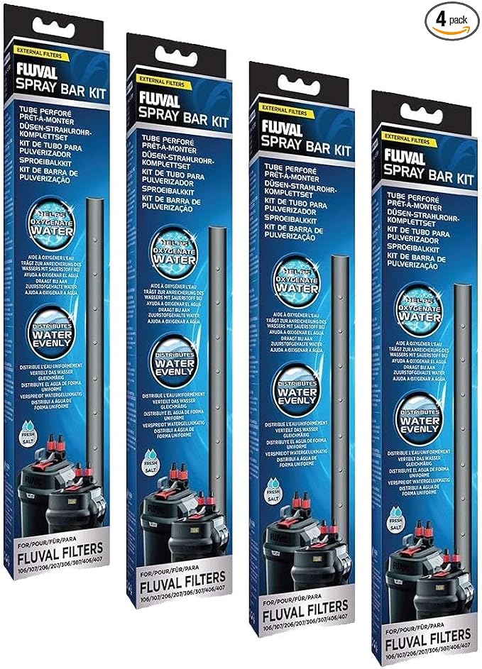 Fluval Spray Bar Kit, Aquarium Filter Accessory (Pack of 4)