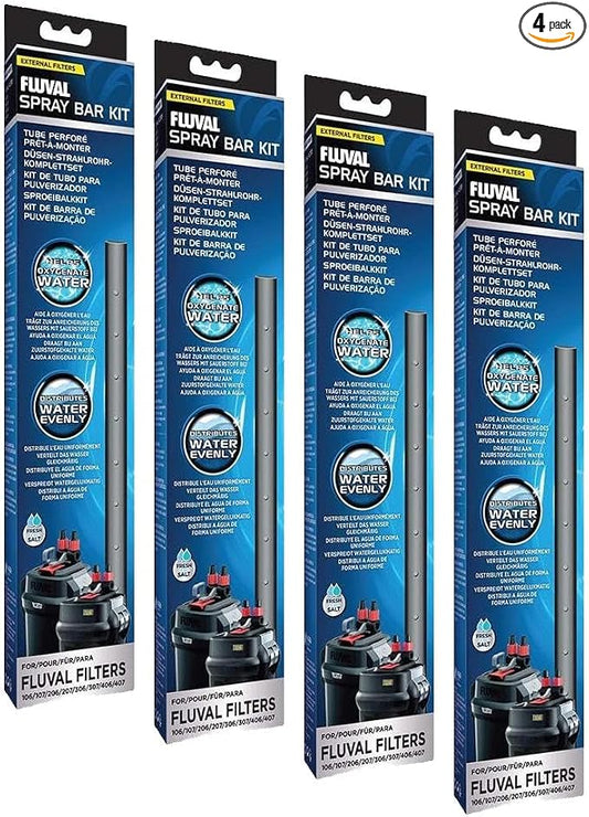 Fluval Spray Bar Kit, Aquarium Filter Accessory (Pack of 4)