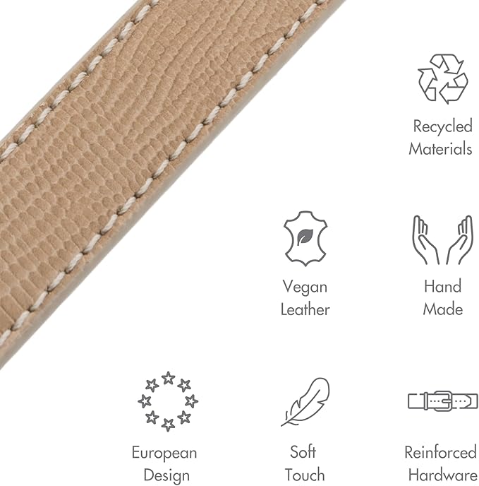 Vegan Leather Collar by Nina Woof