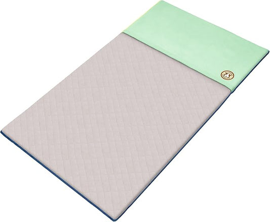 GuineaDad Original Reusable Cage Liner – Sea Green Fleece Bedding with Burrowing Pocket – Extra Absorbent Core & Waterproof Bottom – Fits C&C 2x4 Guinea Pig Cages – Small Animal Supplies