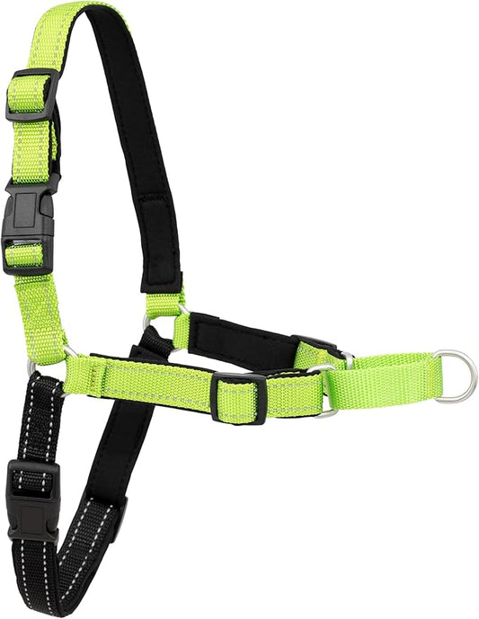 PetSafe Easy Walk Deluxe Dog Harness, No Pull Dog Harness – Perfect for Leash & Harness Training – Stops Pets from Pulling and Choking on Walks – Large, Apple