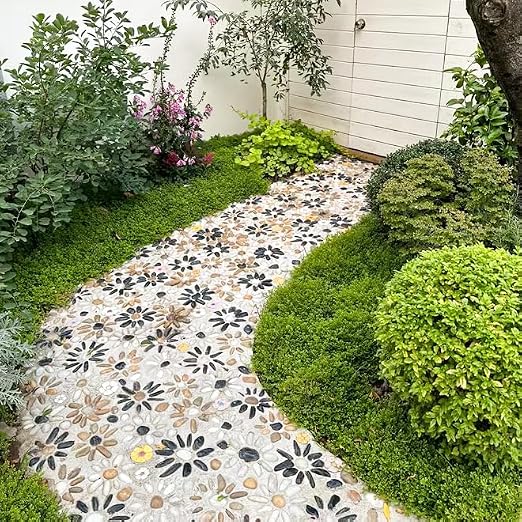 300 LBS River Rocks, StoneCreek, Decorative Garden Stones for Plant Landscaping, Polished Gravel Filler Pebbles for Home Decoration, Vases, Succulents, Flower Beds and Fish Tanks (Mixed Color, Medium)