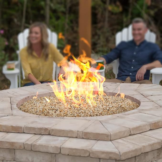 Mr. Fireglass 10Lb Silica Sand for Fire Pits, Fireplaces, Garden and Landscape Decoration, Fireproof Base Layer Natural Fire Sand Gas Fire Pits Filler Under Lava Rock or Fire Glass, 5-10 Mesh | Garden and Landscape Decoration, Fireproof Base Layer Natu...