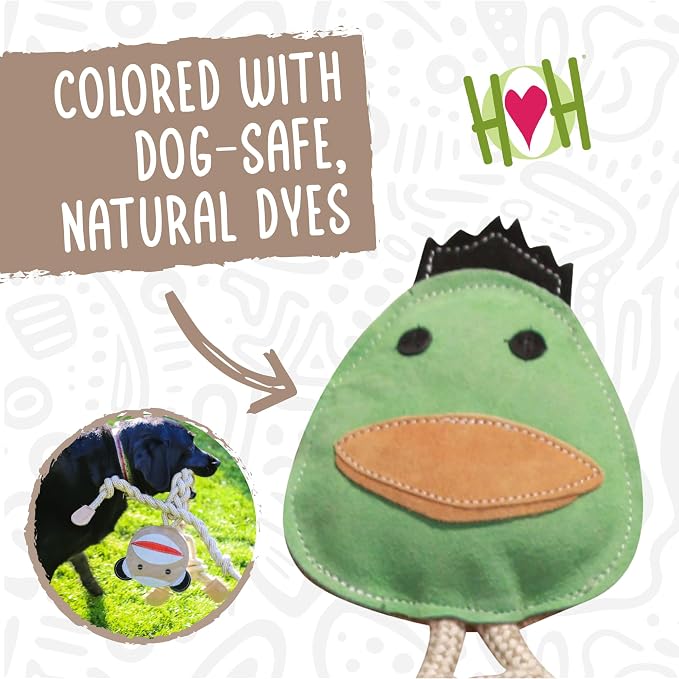 HuggleHounds Durable, All-Natrual Rope Knotties, Dog Toy