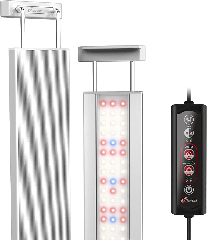 Finnex Stingray 3 Aquarium LED Light, 24/7 Lunar+, Controllable, Extendable Legs (12-16 Inch)