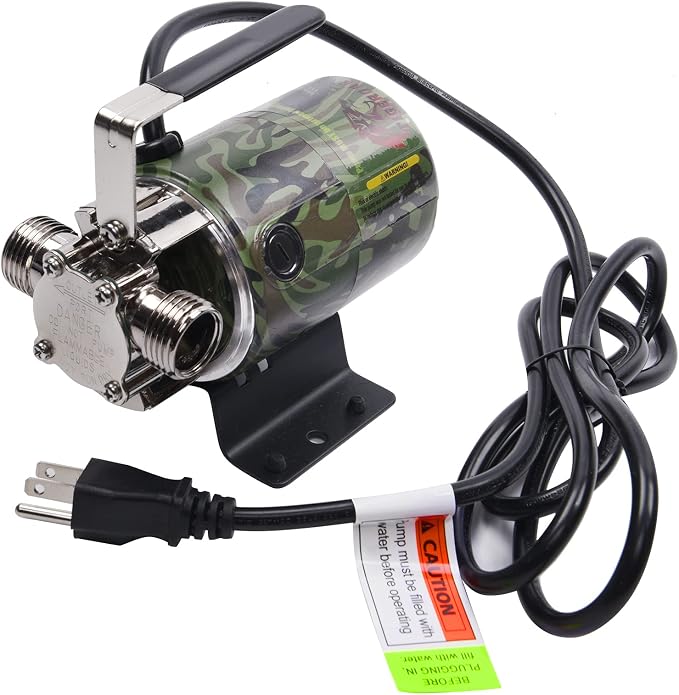 TIGEROAR Water Transfer Pump 115V Utility Pump 330 GPH for Water Removal | Electric Pump Portable with 6 ft. Suction Hose 0.1HP Water Tank Pump for Transferring from Ponds, Pools, Aquariums, Hot Tubs