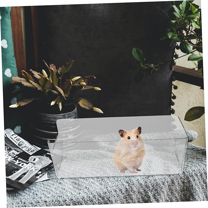 BESPORTBLE 3pcs Hamster Bathtub Little Pet Bathtub Plastic Pet Bath Basin Chinchilla Dust Bath Hamster Practical
