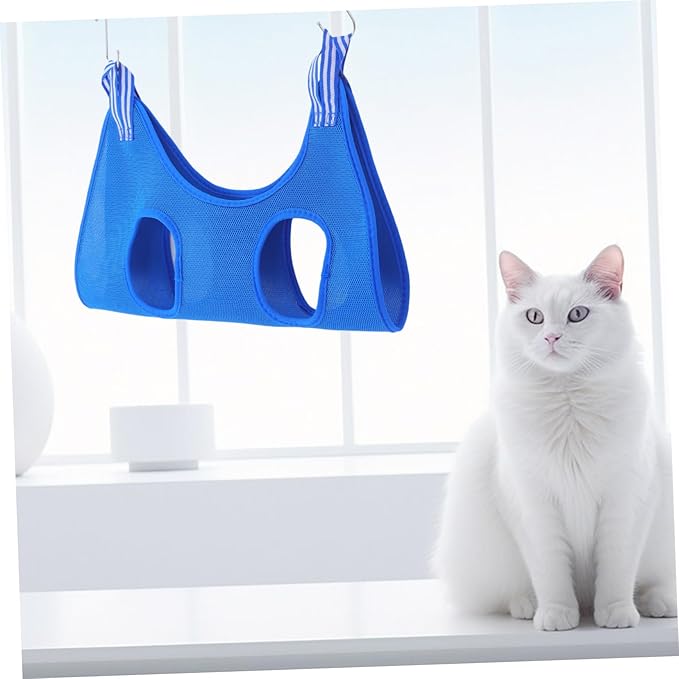 TOYANDONA Pet Grooming Hammock for Cats and for Nail Trimming Space-Saving Hanging Pet Grooming Elegant Look for Home Decor