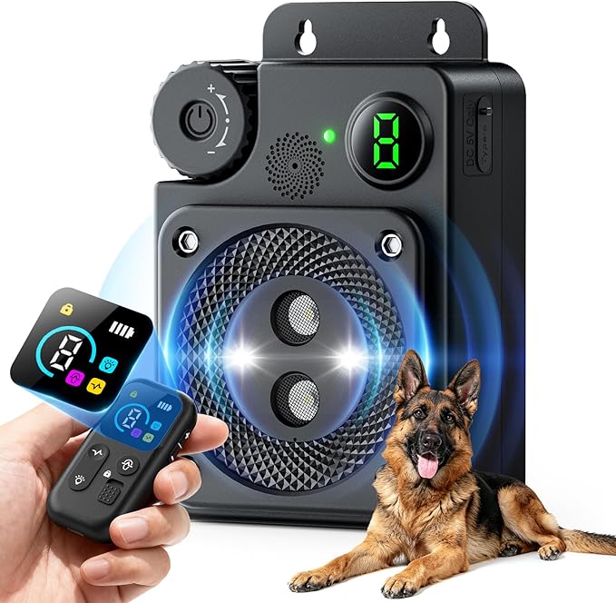 Anti Barking Device for Dogs, Dog Bark Deterrent Devices,3 Modes Ultrasonic Bark Box with Remote Control, Anti Barking Device Long Range 50ft, for Indoor & Outdoor Use (2026 Upgrade)