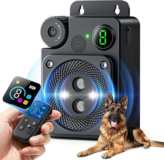 Anti Barking Device for Dogs, Dog Bark Deterrent Devices,3 Modes Ultrasonic Bark Box with Remote Control, Anti Barking Device Long Range 50ft, for Indoor & Outdoor Use (2026 Upgrade)