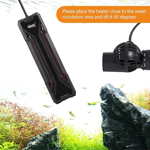 hygger Aquarium Heater 300W/500W/800W/1000W, Submersible Fish Tank Heater | with Digital LED Controller and Intelligent Leaving Water Automatically Stop Heating System, for Freshwater and Saltwater