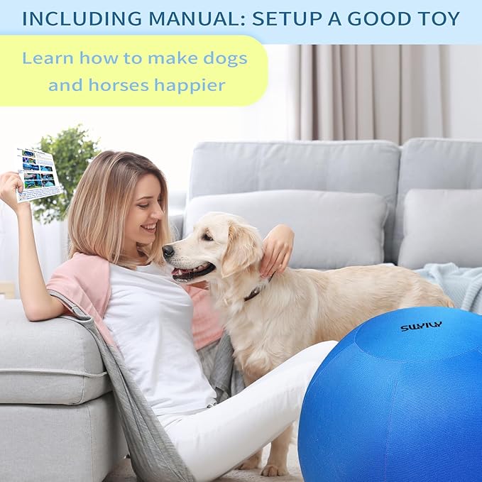 Horse Ball 40inch - Extra Large Toy for Adult Horses, Ideal for Pasture & Indoor Stall Boredom Relief