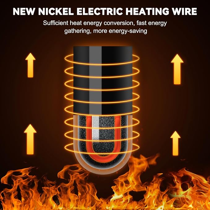 Small Aquarium Heater,Submersible Adjustable Mini Fish Tank Heater 10W,Betta Heater with External Temperature Controller,LED Temperature Display, Used for 1-2 Gallon