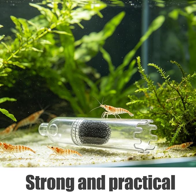 FOMIYES Aquarium Sand Cleaner Nozzle Replacement Head for Fish Tank Siphon Tube, Acrylic and Sponge Material Prevents Blockages and Suction Loss, Gravel Cleaning Tool for Substrate