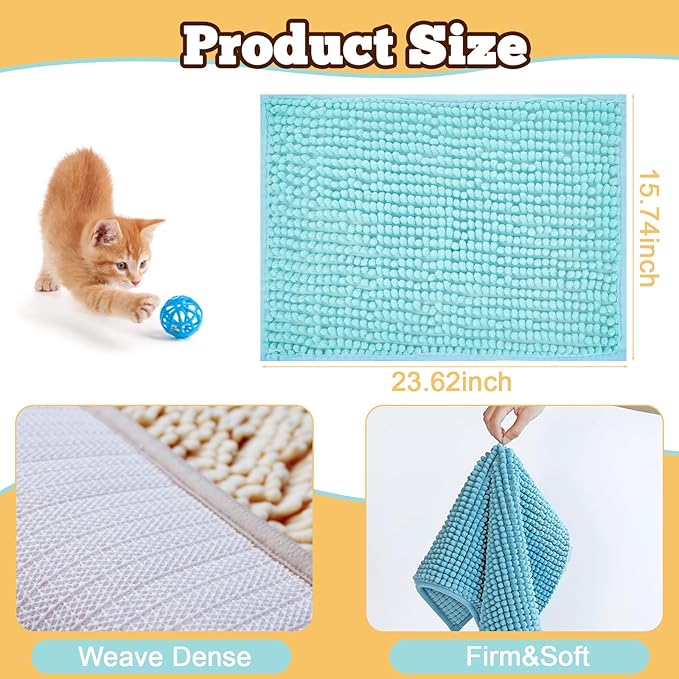 8 Pcs Guinea Pig Cage Liners Washable Fleece Bedding Liner 24x16 Inch Guinea Pig Mats Reusable Rabbit Pee Pads for Small Animals,Bunny (Gray, Green, Pink, Blue)